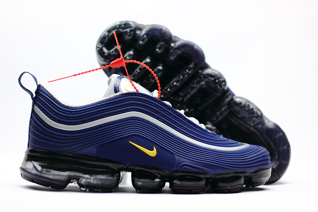 Nike Air Max 2018.97 Nano Drop Plastic Royal Blue White Yellow Shoes - Click Image to Close